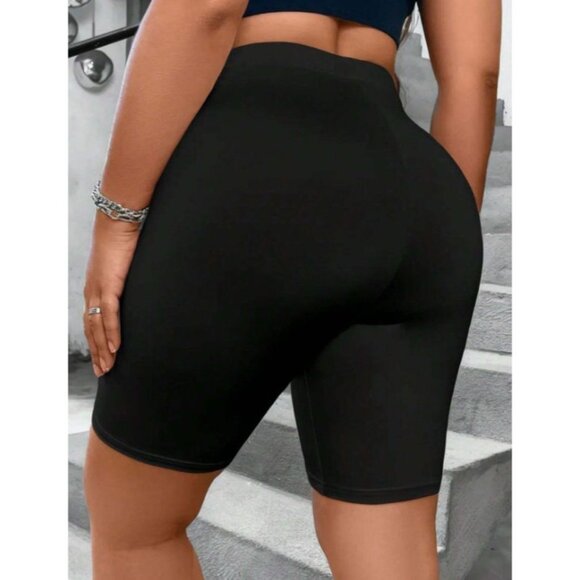 Shein Women's Jamaica‎ Flag Printed Shorts in Black - Size 2X - Picture 5 of 6